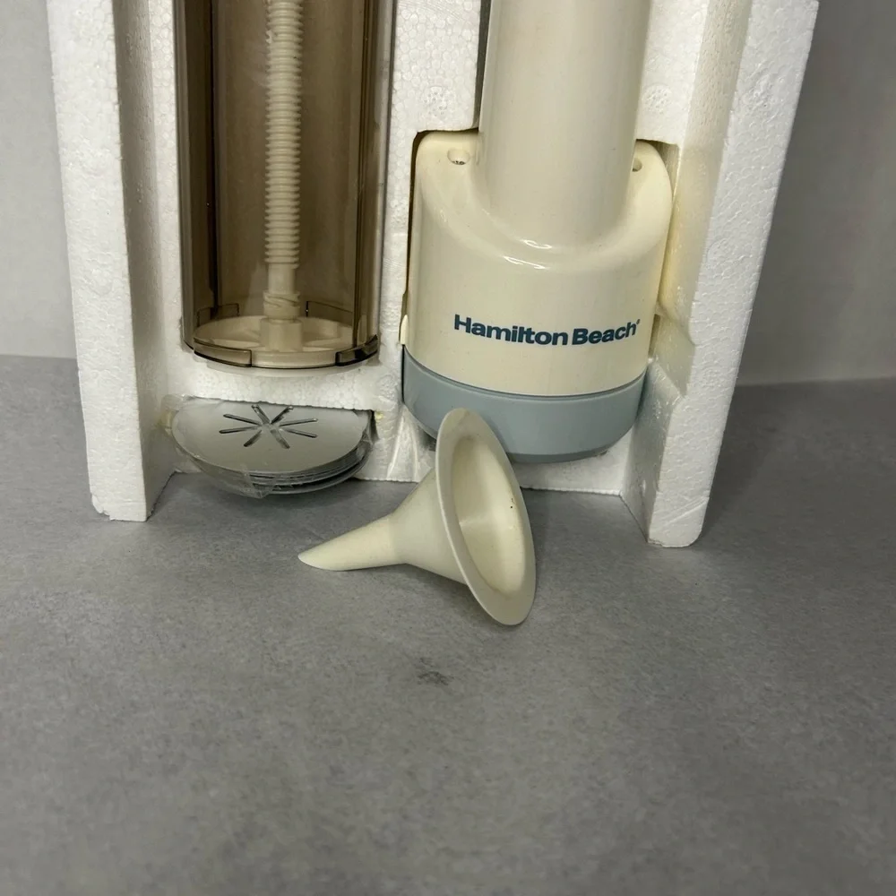 Hamilton Beach White Cordless Cookie Press